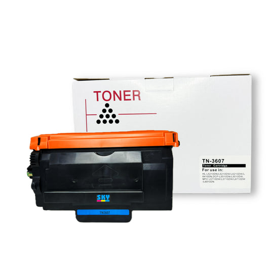 SKY TN-3607 Toner Cartridge High Capacity 3000 pages for Brother HL-L5210  HL-L6210