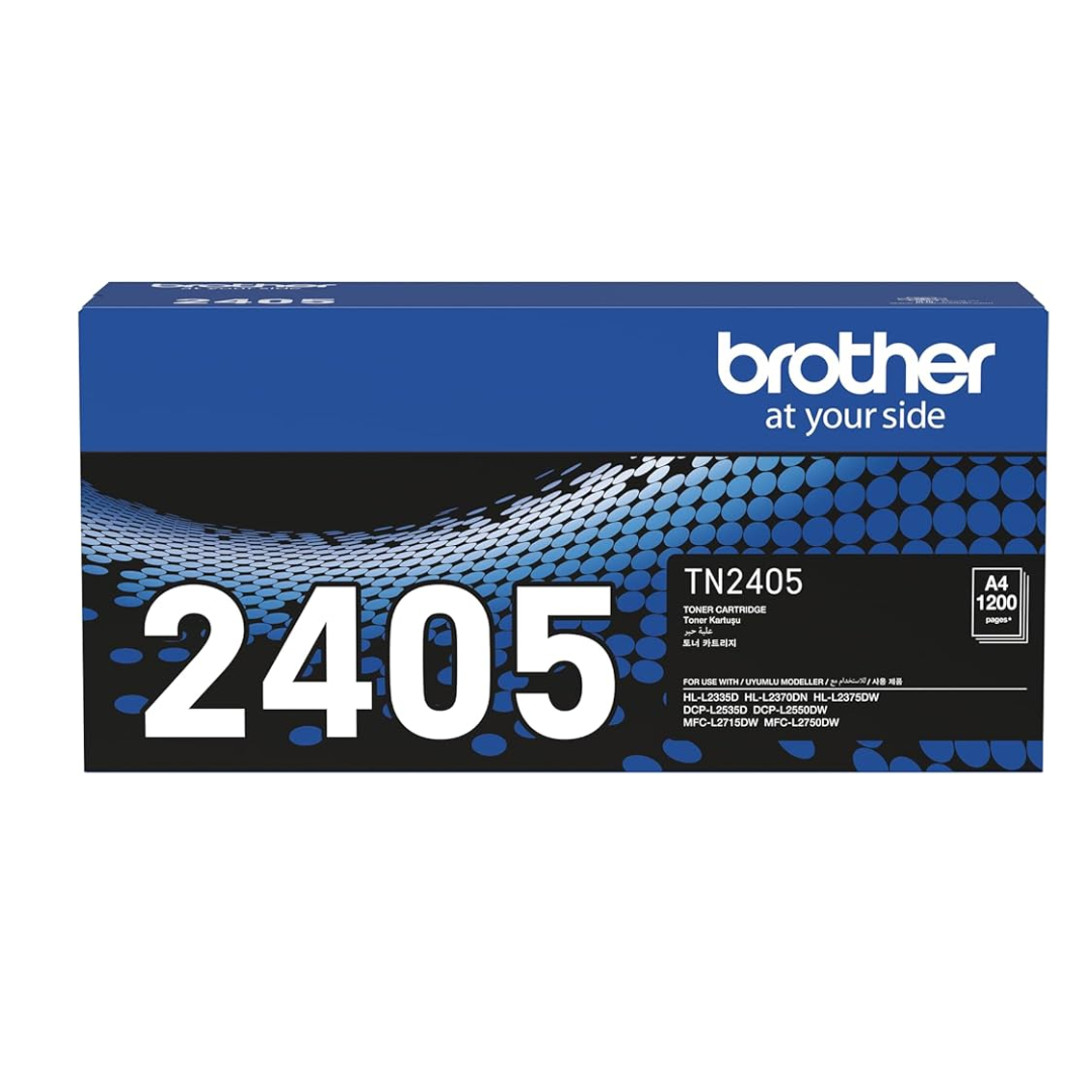 Brother TN-2405 Toner Cartridge - 1200 pages for DCP-L2550DW  HL-2335D, L2370DN  DCP-L2535D