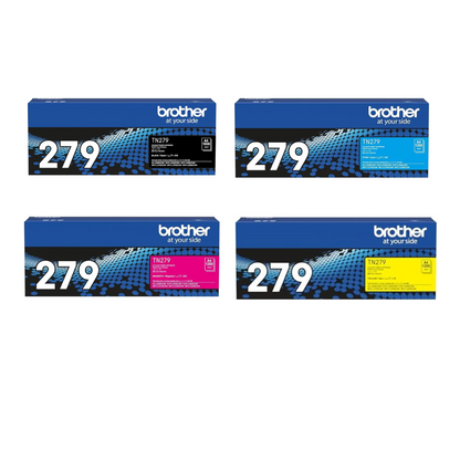 Brother TN-279 4-Color set for  for HL-L3280CDW, DCP-L3520CDW, DCP-L3560CDW, MFC-L3720CDW, MFC-L3760CDW