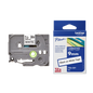 Brother Genuine Tz/Tze Black on White Laminated Tape Cartridge for Brother P-touch Label Printers