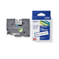 Brother Genuine Tz/Tze Black on White Laminated Tape Cartridge for Brother P-touch Label Printers