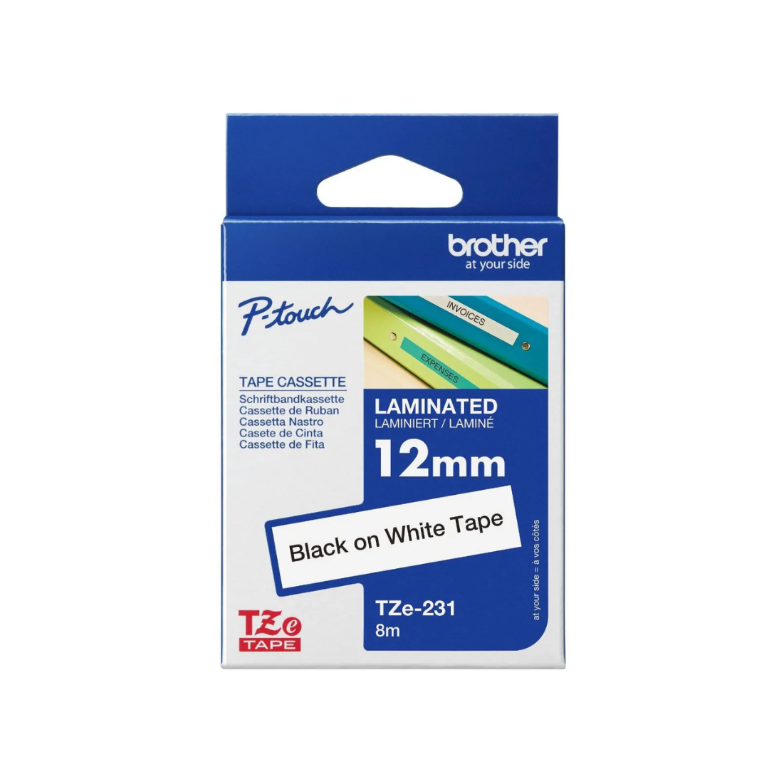 Laminated Labeling Tape for Brother P-Touch  H-110 Label Printer