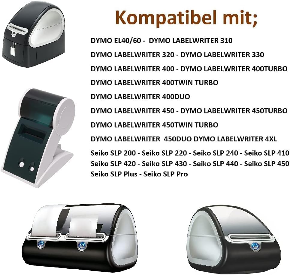 SKY 54mm x 101mm /220 Labels Large Shipping/Name Badge Roll for Dymo LW Printers A99014