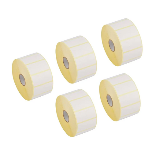 Barcode Label  38mm x  25mm x 1 " core - 1000 labels per roll -  using Wax Ribbon