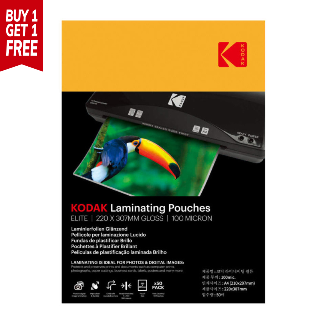 Kodak Laminating Pouches A4 size 50 sheets