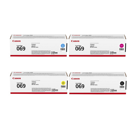 Canon 069 Toner Cartridge 4-Color Set for Canon LBP673 , MF752 , MF754 Printers