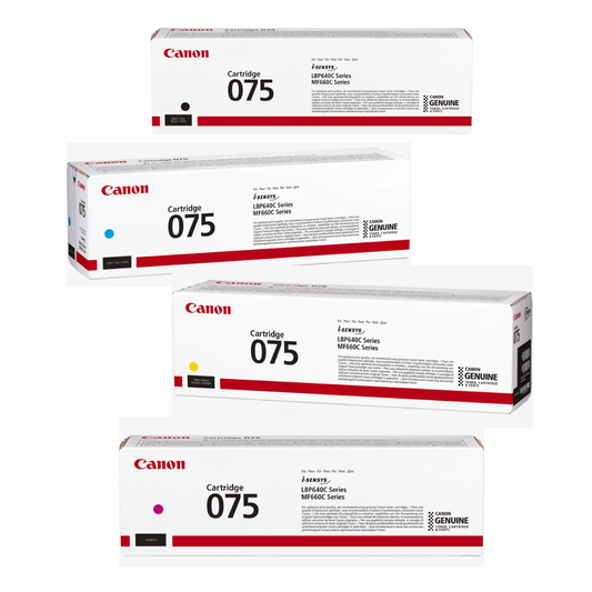 Four Canon Cartridge 075 toner set