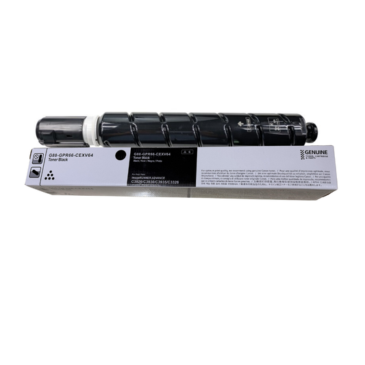 CEXV64 Compatible Toner Cartridge for IR Advance DX C 3900 Series, 3922i, 3926i, 3930i, 3935i printers.