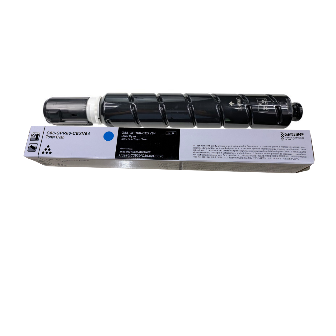 CEXV64 Compatible Toner Cartridge for IR Advance DX C 3900 Series, 3922i, 3926i, 3930i, 3935i printers.