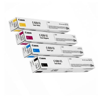 Canon CEXV-65 4-Color Toner Cartridge Set