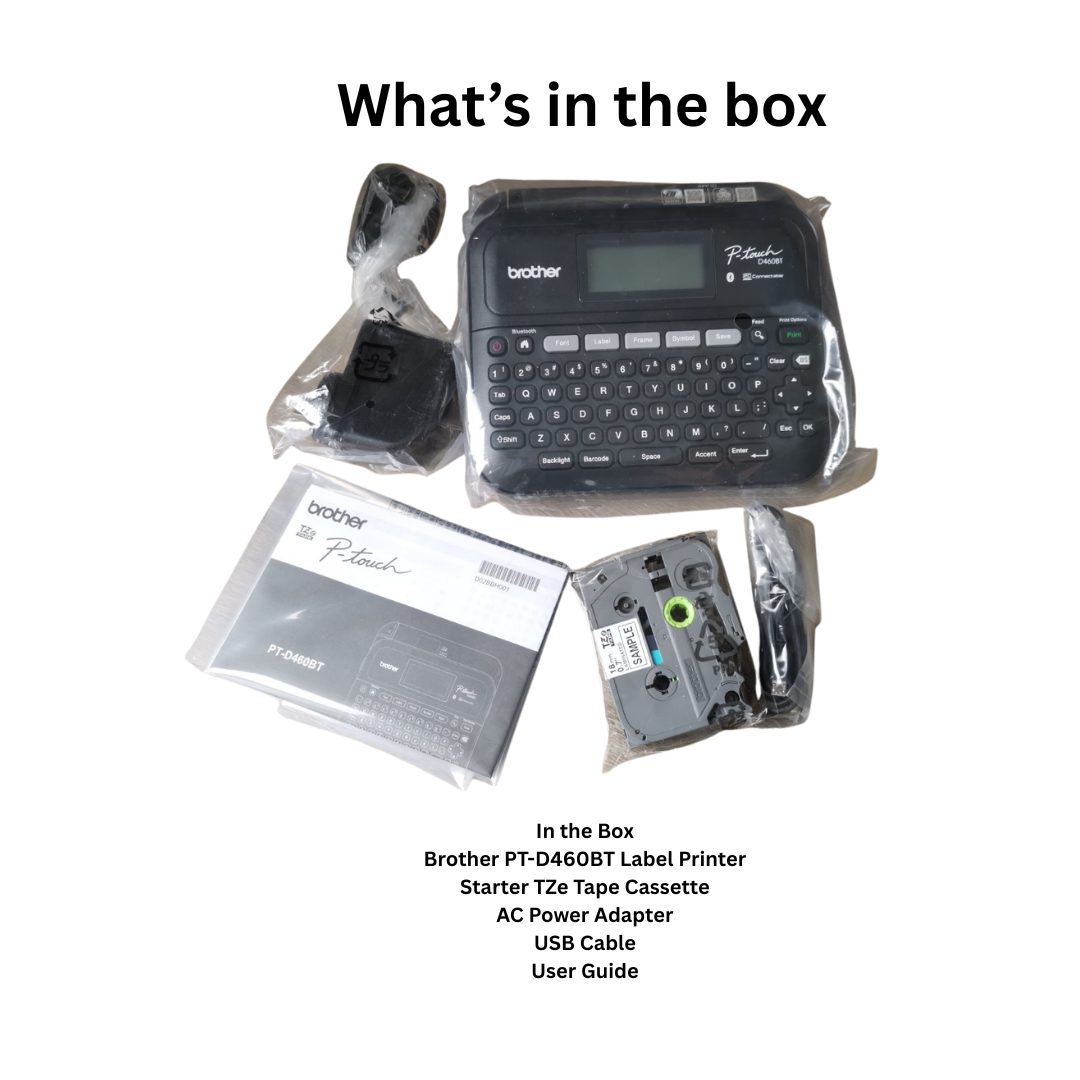 Brother PT-D460BT Desktop Label Printer