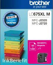 Brother LC679XL/675XL High Capacity Cartridge - MFC-J2320, MFC-J2720