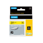 DYMO RHINO 18058 Heat Shrink Tube 19mm Black on Yellow for Wire Cable Identification, in Dubai