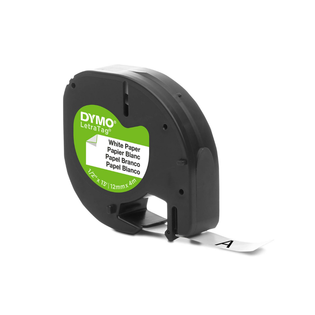 Dymo Letra tag label paper white