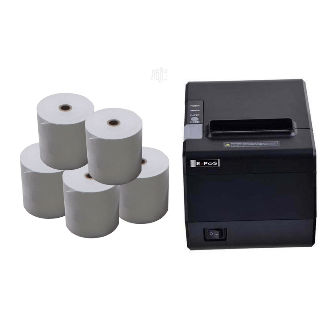 Epos ECO250 POS Printer USB Ethernet and Serial Ports with 5 POS rolls ...