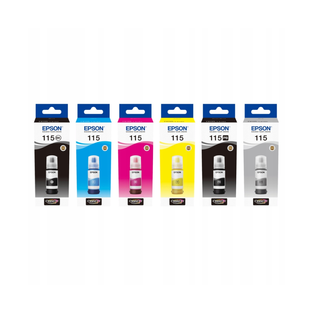 Epson 115 ink set for Epson L8160, L8180 printers