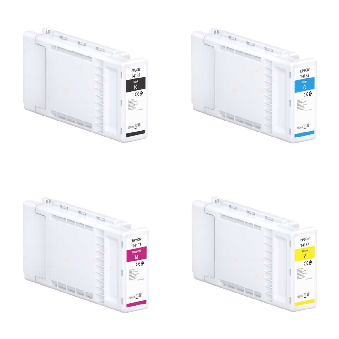 Epson UltraChrome XD2 T41F High Capacity Full Set of 4 Ink Cartridge set(350ml)