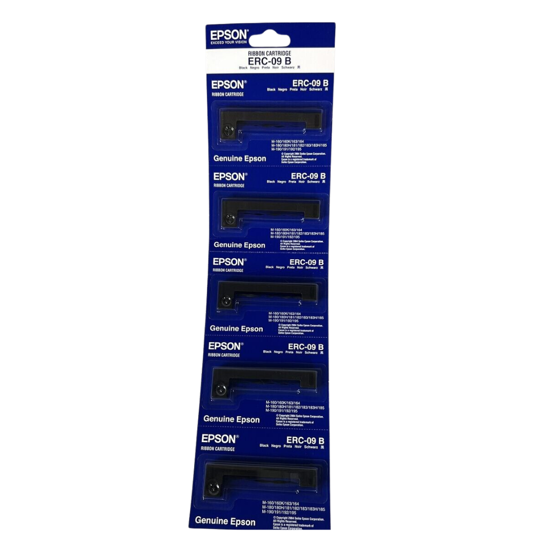 Epson ERC-09 Ribbon  Cartridge Black  5pcs