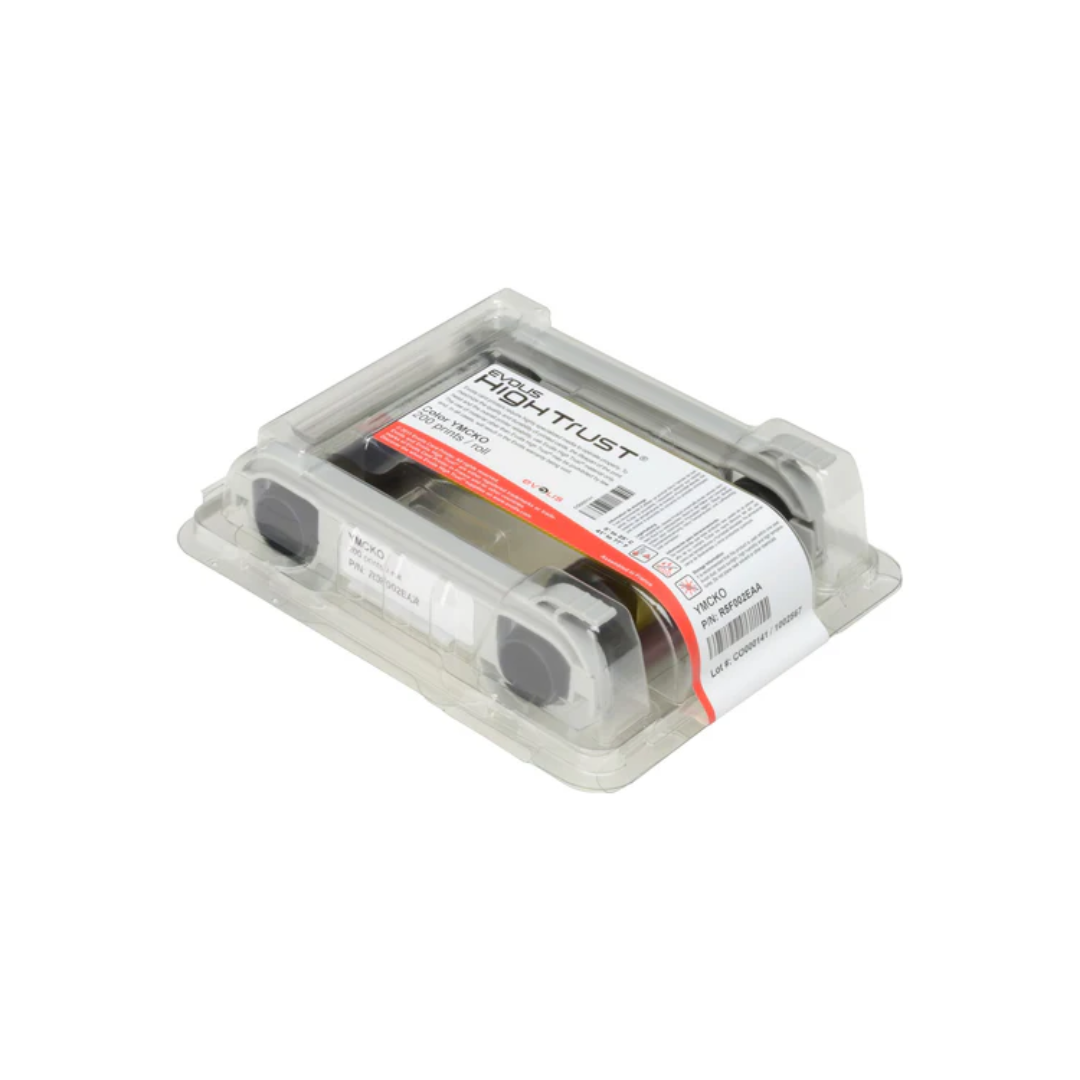 Zenius Color Ribbon Evolis High Trust YMCKO Color Ribbon R5F002EAA for Evolis Zenius 200 P ...