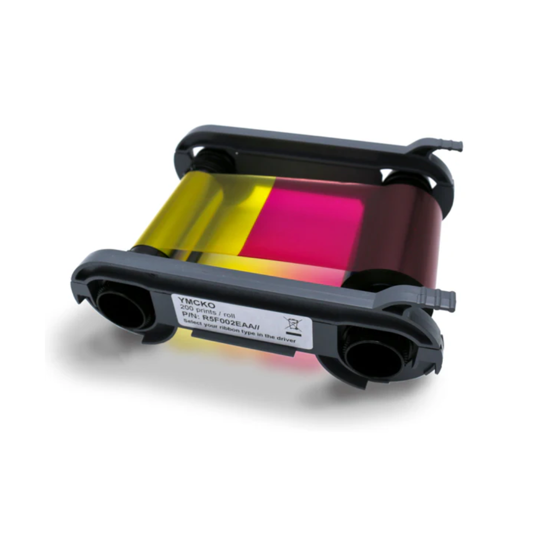 Zenius Color Ribbon Evolis High Trust YMCKO Color Ribbon R5F002EAA for Evolis Zenius 200 P ...