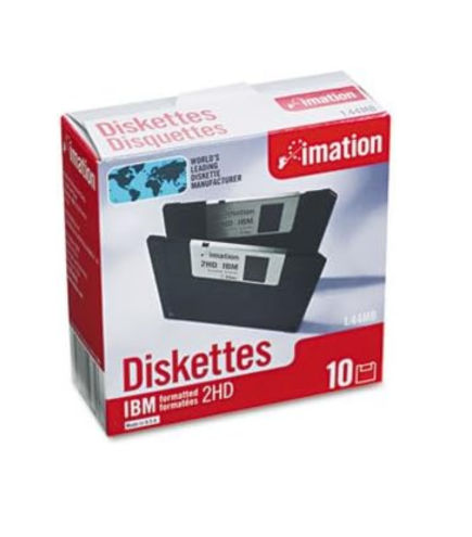 Imation  3.5" Floppy Disk  - Pack of 10 pcs