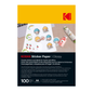 KODAK Sticker Paper A4 Self-Adhesive Labels – 100 Sheets Glossy