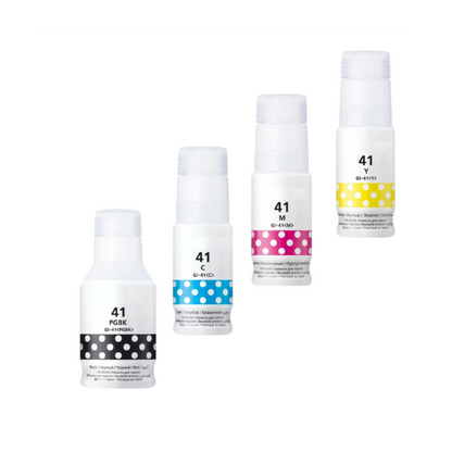 Canon GI-41  High Capacity 4 color Ink set for PIXMA G1420 G2420 G3420 G2430 G2460 G3460 G3470