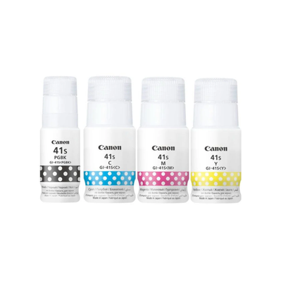 Canon GI-41  4-Color set Ink for PIXMA G1420 G2420 G3420 G2460 G3460 G3470