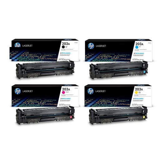 203A 4-Color set Toner Cartridges for HP Colour LaserJet Pro M254, MFP M280 & M281