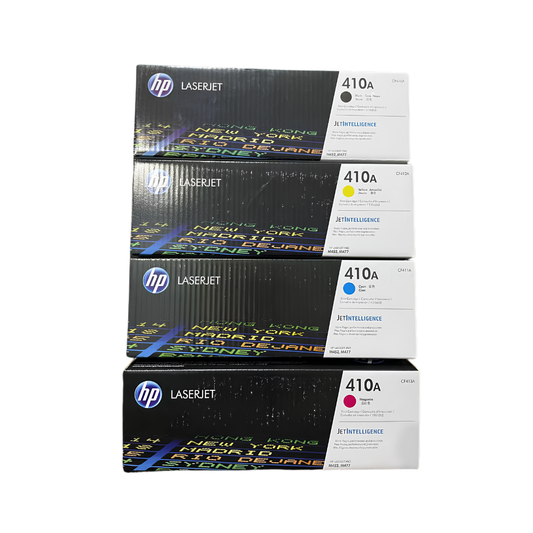 HP 410A 4-color Genuine Toner Cartridge set for HP Colour LaserJet Pro M452 M477 and M377, buy in Dubai, UAE