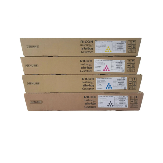 Ricoh IM C2500 IM C2000 4 Color Set Toner Cartridge Black Cyan Magenta Yellow – 842311 842312 842313 842314