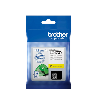 Brother LC472 4-Color Ink Cartridge Set for Brother  MFC-J2340DW Printer