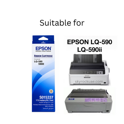 Epson LQ-590 Original Black Ribbon Cartridge available in Dubai and across UAE