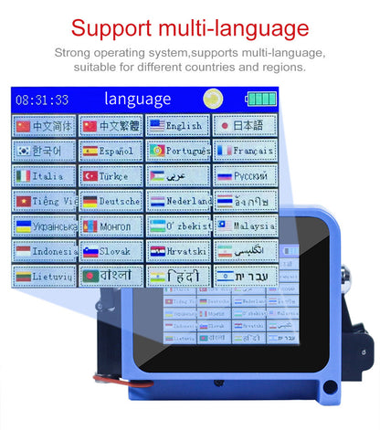 Mini Pro Handheld Inkjet Printer -Inkjet Coder with Cartridge - 12.7mm Print Height