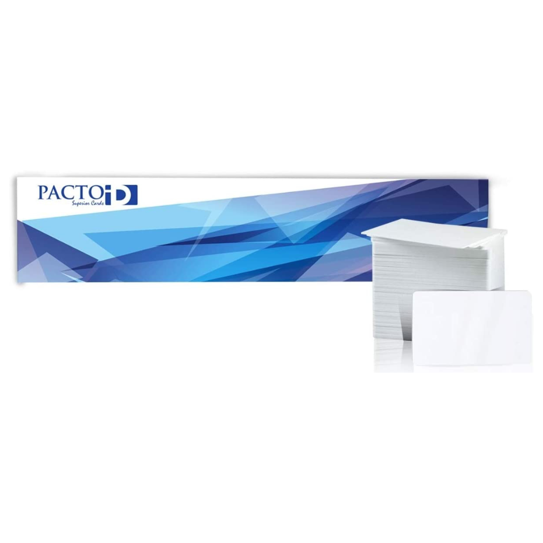 Pacto   CR80  PVC cards Box of 500 Cards  used as ID card suitable for all types of ID card Printers