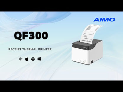 QF300 80MM Receipt Printer with USB and Ethernet Connections