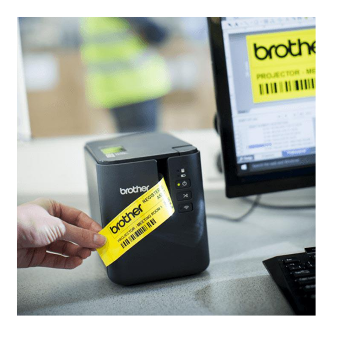 PT-P900W Professional Label Printer | High-Speed Industrial Label Maker with Wi-Fi & USB