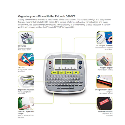 Brother P-touch PT-D200 Label Printer