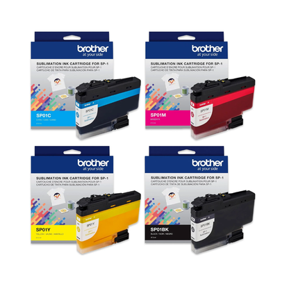 Brother SP01  4-Color set of Sublimation Ink Cartridges for Brother SP-01 sublimation printer