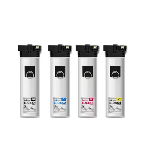 4 Color set of compatible Ink Supply Unit  for Epson WorkForce Pro WF-C5210 C5290 C5710 and C5790