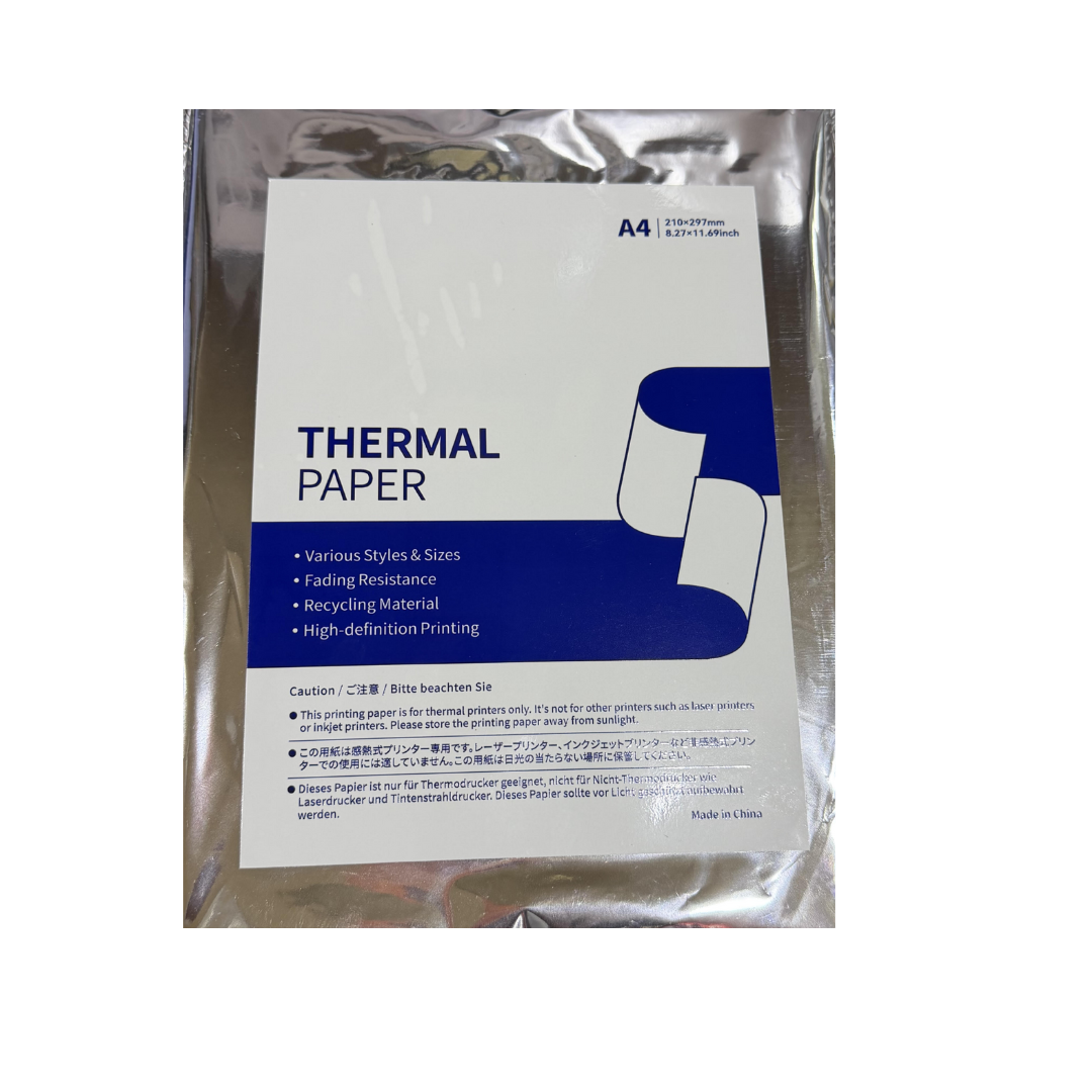 100pcs A4 Thermal Paper for Portable Thermal Printers