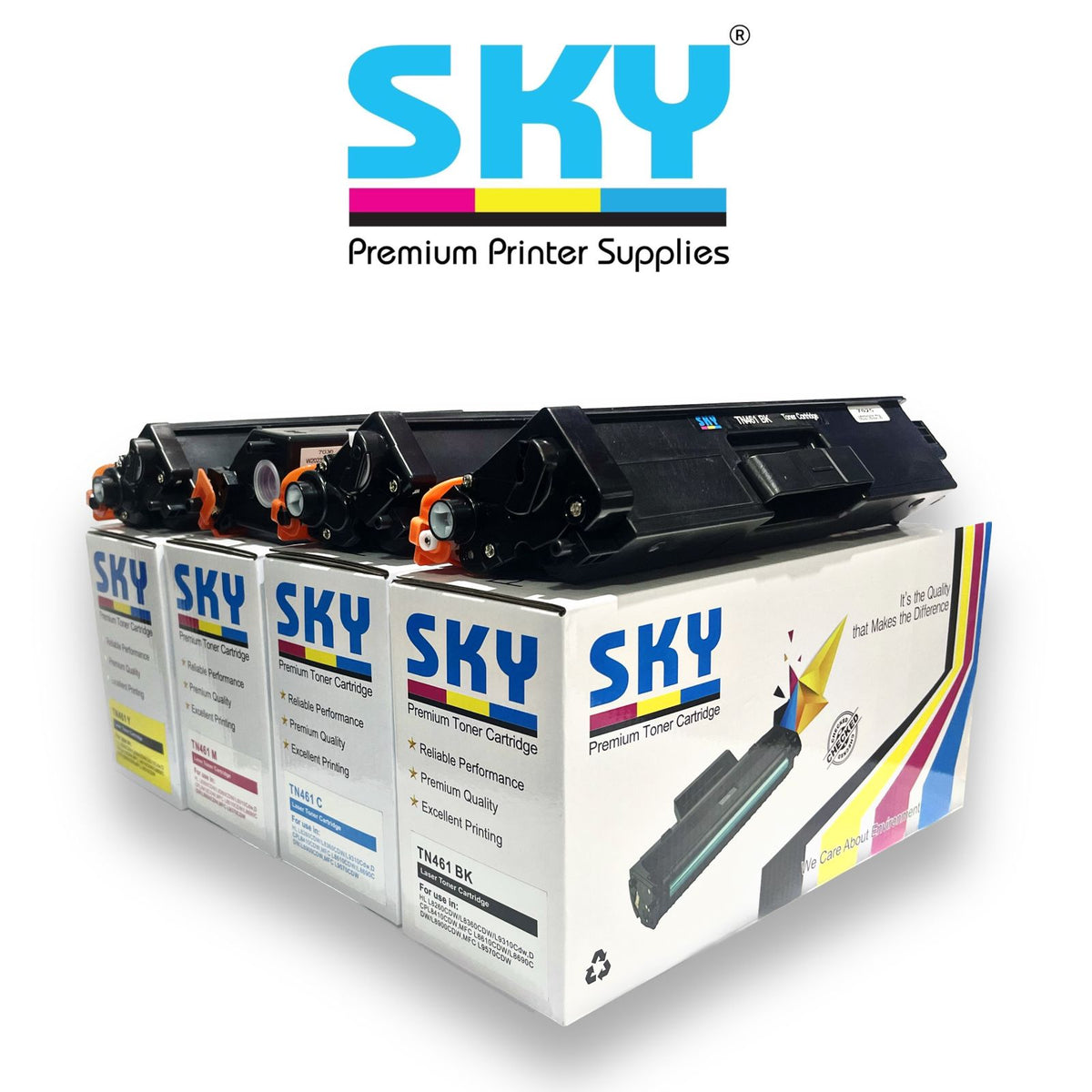 SKY TN-461 4-color set Toner Cartridge for MFC-L8690CDW L9570CDW & HL-L8360CDW buy in Dubai, UAE