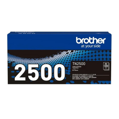 Brother TN-2500 Black Toner Cartridge 1200 Pages for HL-L2460DN DCP-L2640DW