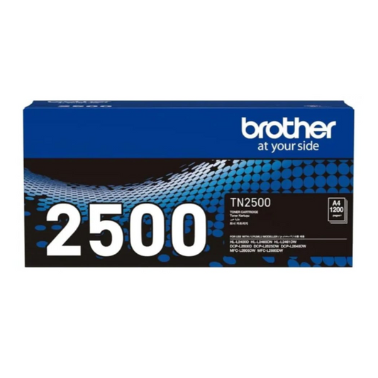 Brother TN-2500 Black Toner Cartridge 1200 Pages for HL-L2460DN