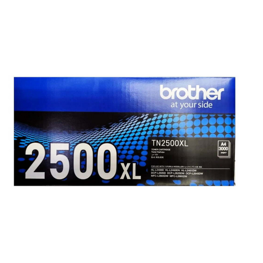 Brother TN-2500XL Black Toner Cartridge 3000 Pages for HL-L2460DN