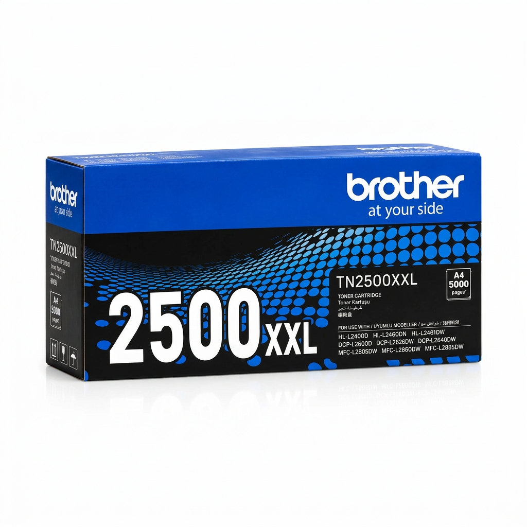 Brother TN-2500XXL Super High-Capacity Black Toner Cartridge | 5000 Pages, buy in Dubai, UAE