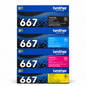 Brother TN-667 Ultra High Yield 4-Colour Toner Set for DCP-L8630CDW MFC-L8730CDW MFC-L8970CDW, buy in Dubai, UAE