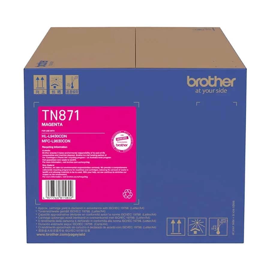 Brother TN-871 Std. Capacity Toner Cartridge for  MFC-L9630CDN and  HL-L9430CDN