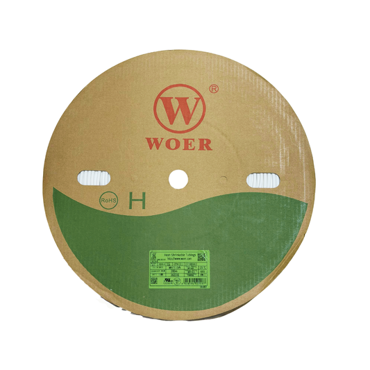WOER Heat Shrinkable Tubing 5mm White – 200M

