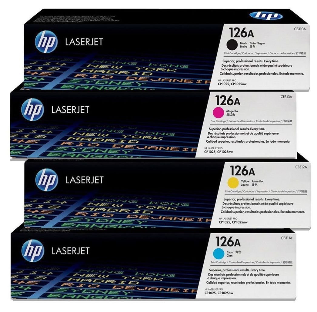 HP 126A Toner Cartridges for HP Colour LaserJet Pro  M175 CP1025 M275